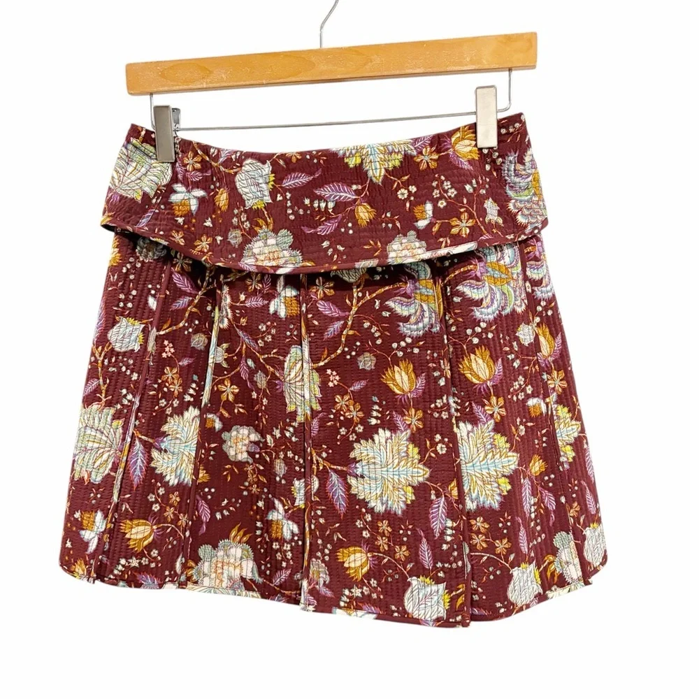 Ulla Johnson Dimi Silk Mini Skirt Heliotrope size 8
